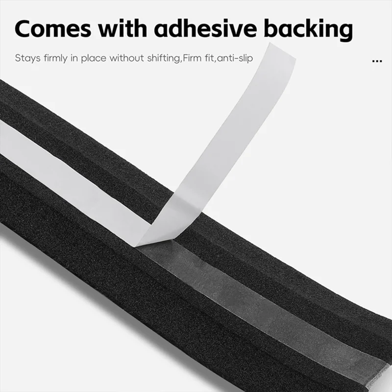 WEST BIKING YP0804093 1 Pair Bicycle Handlebar Tape Gradient PU + EVA Anti Slip Shock Absorbing Bike Grip Straps - Black White Gradient