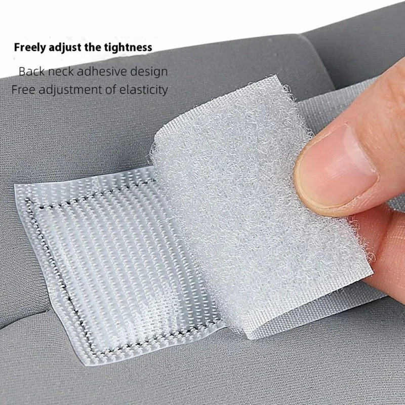 Neck Support Brace Cervical Collar Foam Cushion Lightweight Comfortable for Travel / Home - Grey