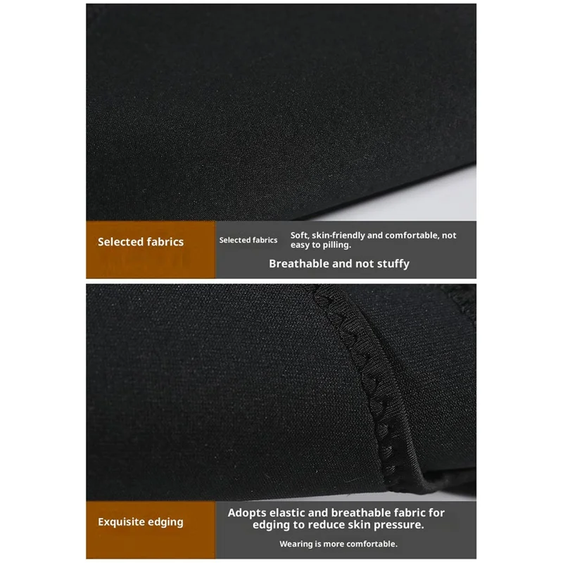 VBOSI 0108V Compression Shoulder Support Brace Sports Protective Gear, One Size  for Adults, Cycling - Black