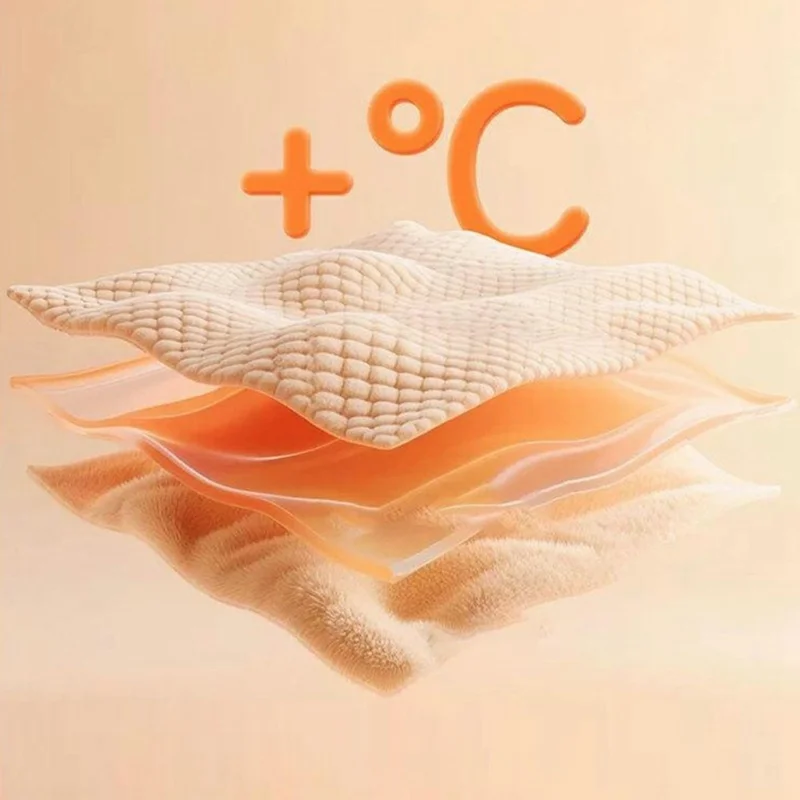 B8887 Жаккардовые перчатки с тремя пальцами, сенсорный экран, зимние теплые перчатки для мужчин и женщин - хаки