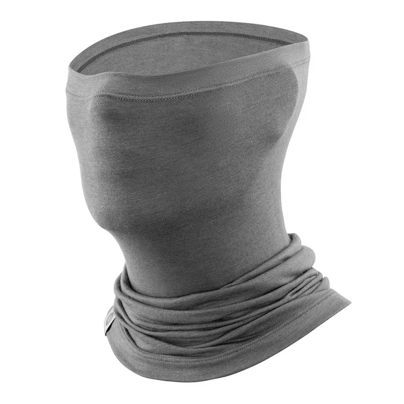 ROCKBROS 11250013 YDWB005 11250013001 Tencel Uld Halsvøb Ansigtsmaske Rørslør Vindtæt Balaclava til Cykling Vandring Udendørs Sport - Lys Grå