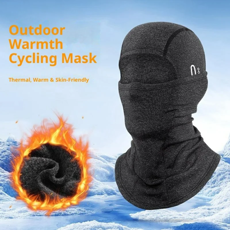 Efterår Vinter Skiløb Cykling Hel Ansigt Maske Halsvarmer Motorcykel Hjelm Fodermule - Sort Camouflage / Voksen