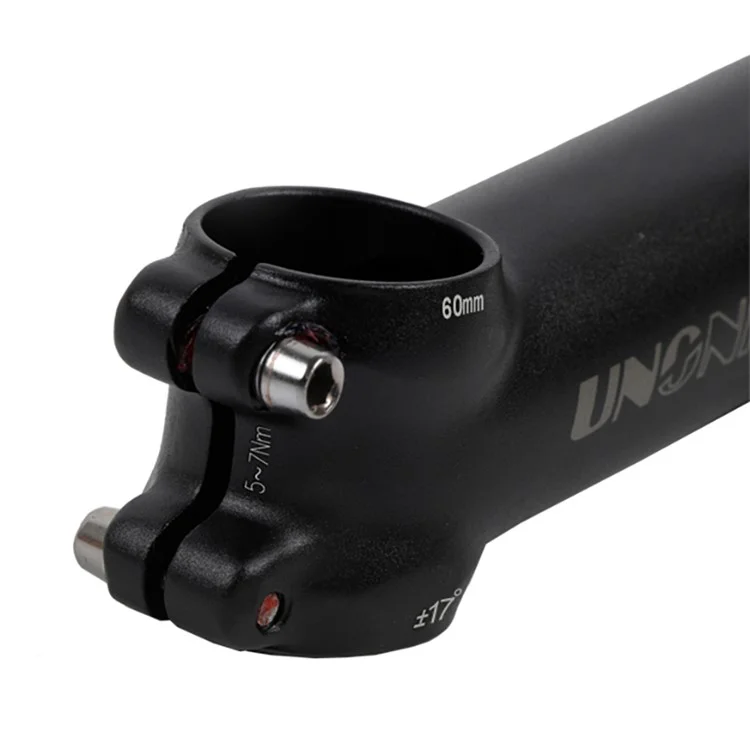 Manubrio Leggero per Bicicletta UNO 60mm 17 Gradi per Mountain Bike, Bici da Corsa, BMX, MTB