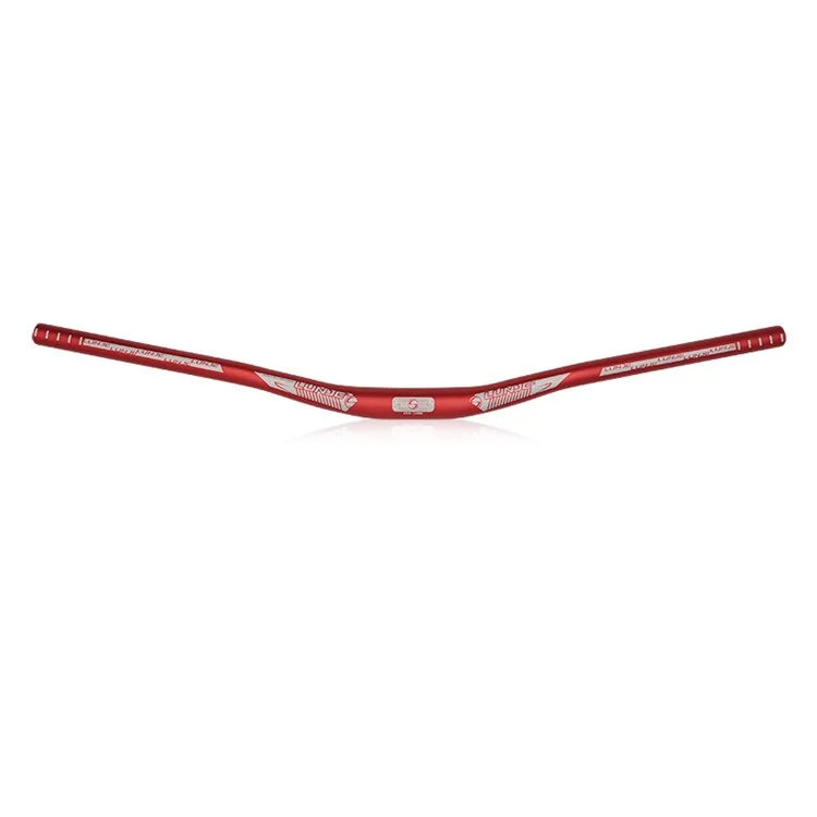 LUNJE XT-L021 MTB Bike Swallow Handlebar Bicycle Aluminum Alloy Mountain Road Bike Handle Bar - 31.8*720mm/Red