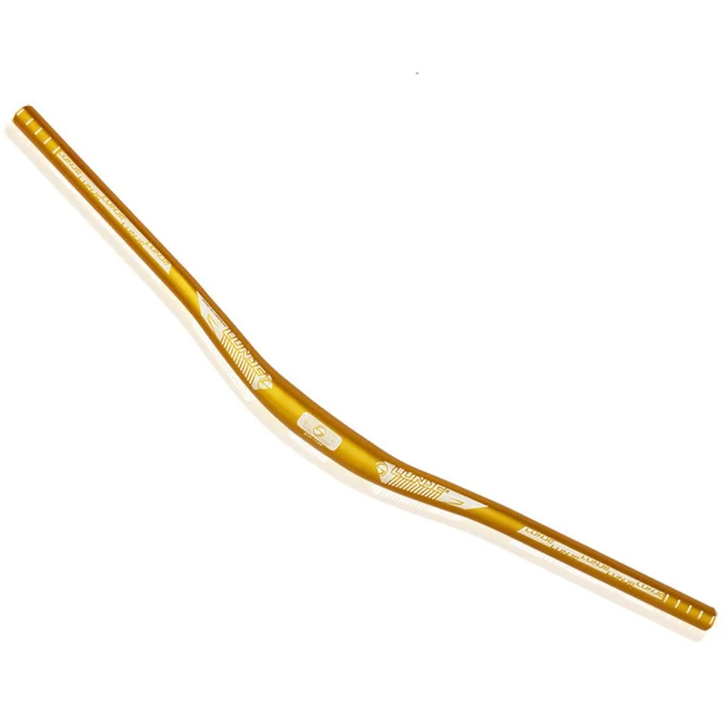 LUNJE XT-L021 MTB Bike Swallow Handlebar Bicycle Aluminum Alloy Mountain Road Bike Handle Bar - 31.8*780mm/Gold