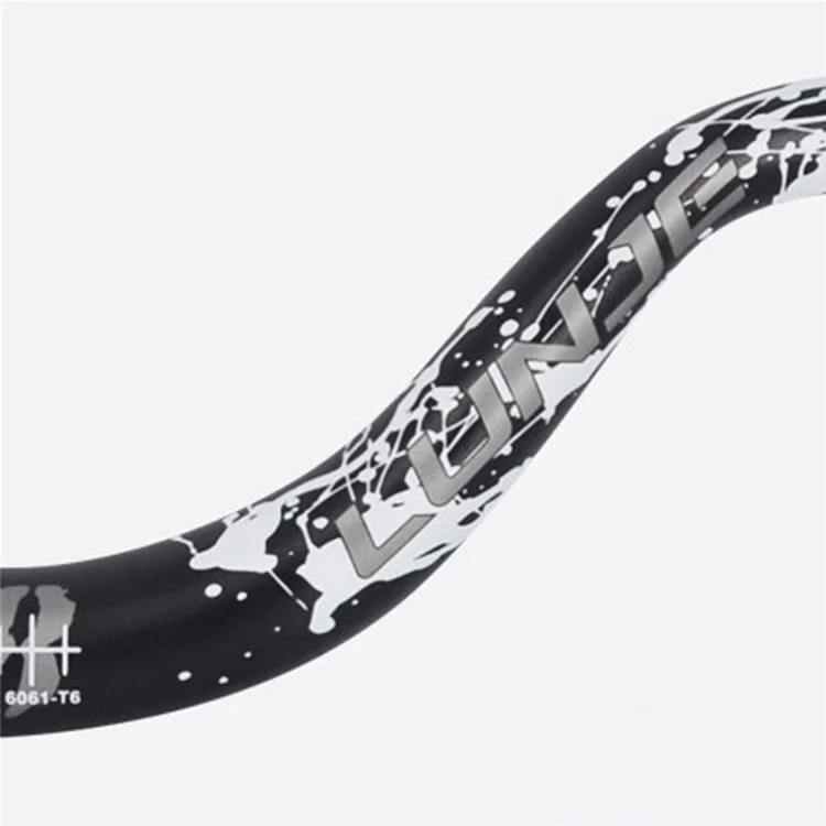 LUNJE XT-L027 31,8*780mm MTB Mulho Racida Bicking Rise Risebar Lidade de Aluma de Alinha Bickybar Bilidade Bente Bent Road Bikebar - Azul