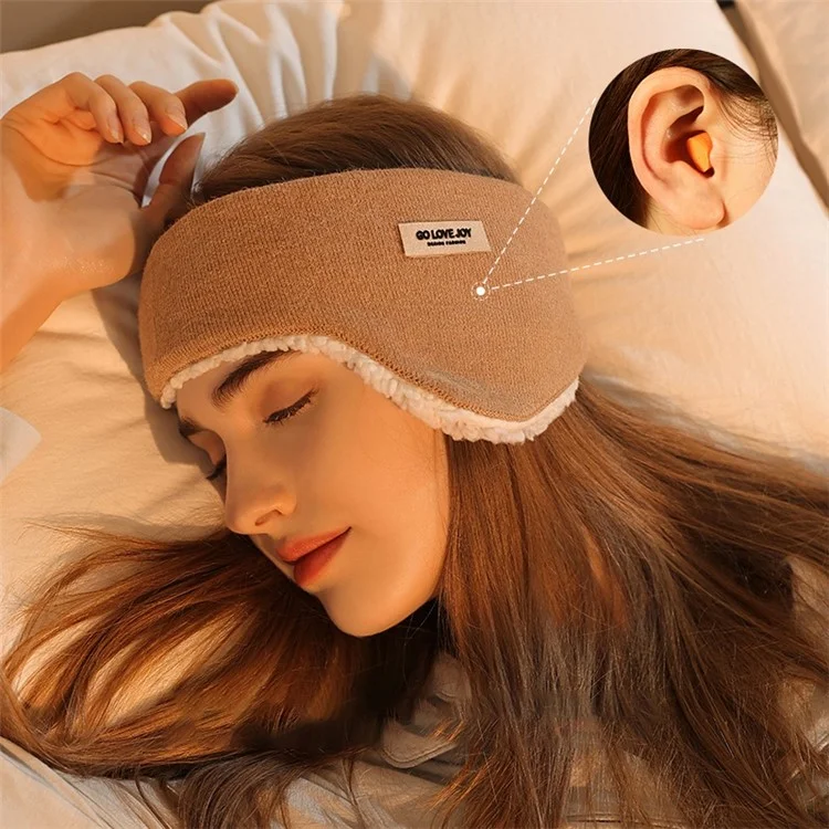 GOLOVEJOY DEZ38 Men Women Winter Warm Earmuffs Outdoor Sports Windproof Furry Ear Protection Headband - Khaki