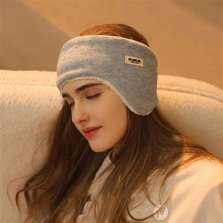 GOLOVEJOY DEZ38 Men Women Winter Warm Earmuffs Outdoor Sports Windproof Furry Ear Protection Headband - Khaki