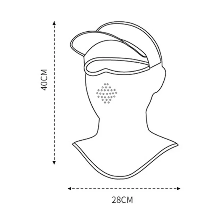 GOLOVEJOY XTJ124 Summer Outdoor Sunproof Cycling Mask Scarf Ice Silk Face Neck Cover - Graffiti