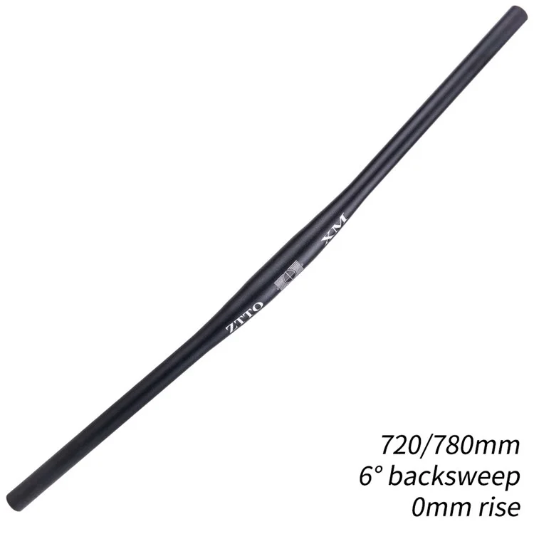 ZTTO 31.8mm x 720mm / 780mm Barra de Bicicleta de Liga de Alumínio MTB Bike Reta - 31.8x720mm