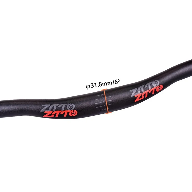 ZTTO 31.8mm x 720mm / 780mm Aluminum Alloy Bicycle Handlebar Mountain Bike Riser Bar - 31.8x720mm / Swallow