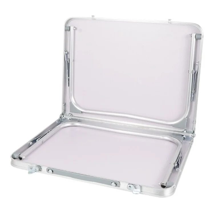 CLS 61cmx40.5cmx27cm Mesa de Piquenique e Acampamento Ao Ar Livre, Bambu + Liga de Alumínio Dobrável com Bolsa de Armazenamento