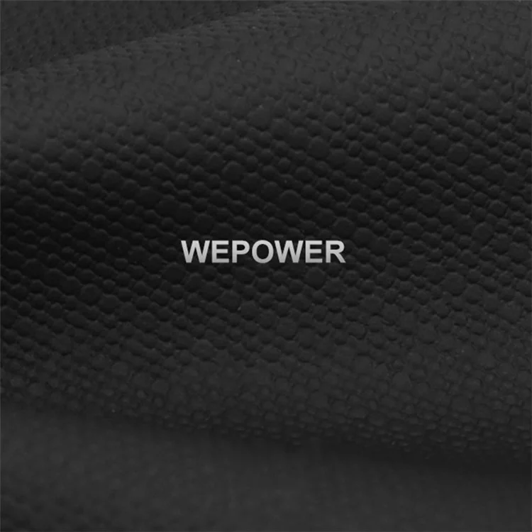 WEPOWER 1280 Stilvolle Nylon-Brusttasche Herren Einzelschultergurt Umhängetasche, 16x8x30cm - Schwarz