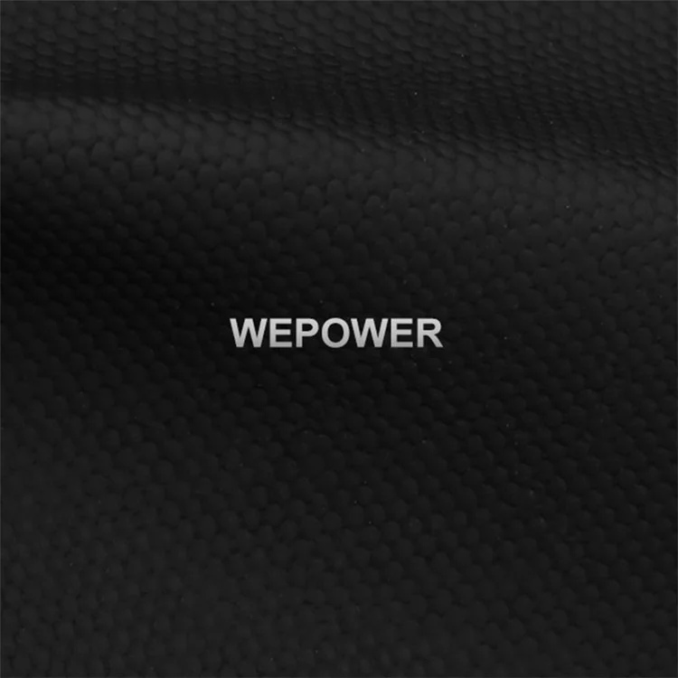 WEPOWER 1245 Stylish Men Nylon Single Shoulder Crossbody Bag, 37x11x21cm - Negro