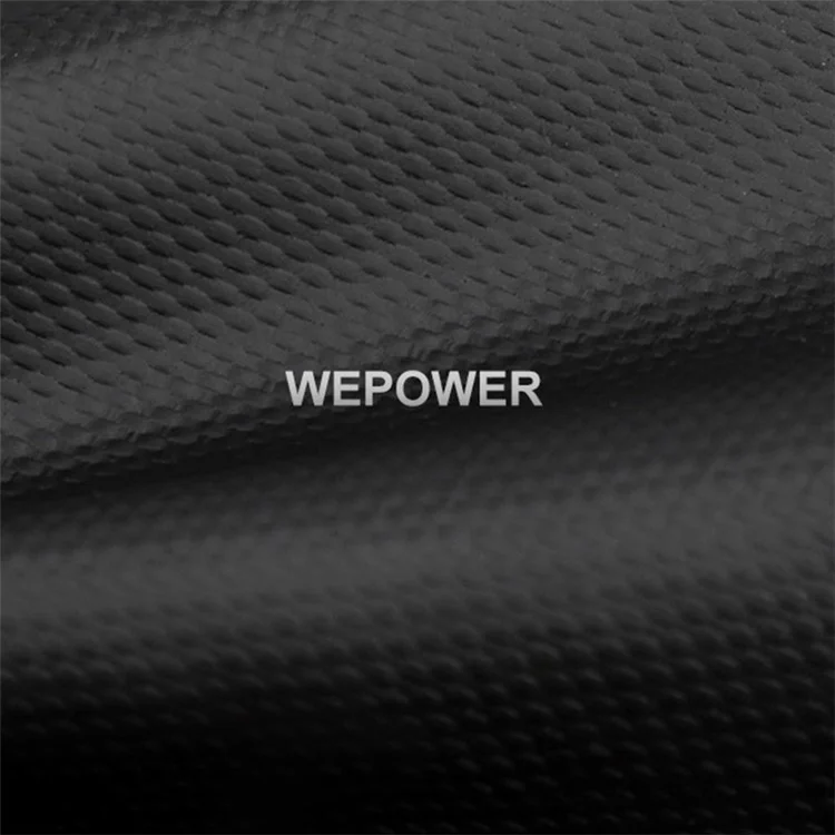 WEPOWER 1279 Student Backpack 28x15x44cm College Bookbag Travel Camping Bag - Black