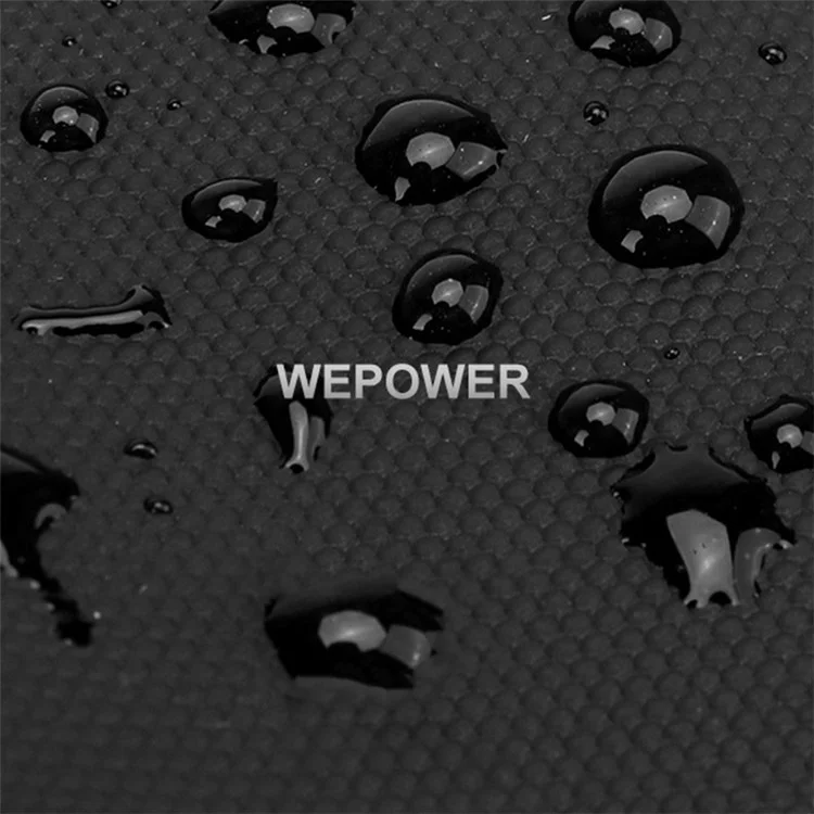 WEPOWER 1269 Bolsa de Peito Masculina 17x11x32cmcm Bolsa Sling de Nylon Transversal - Preta