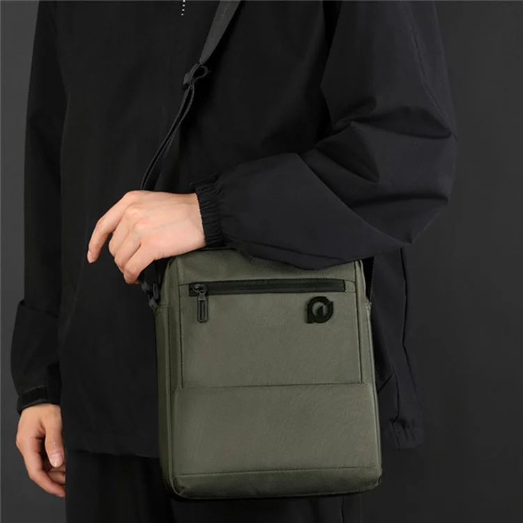 WEPOWER 2131 Crossbody Messenger Bag Nylon Waterproof Men Shoulder Bag, 23x8x28cm - Army Green