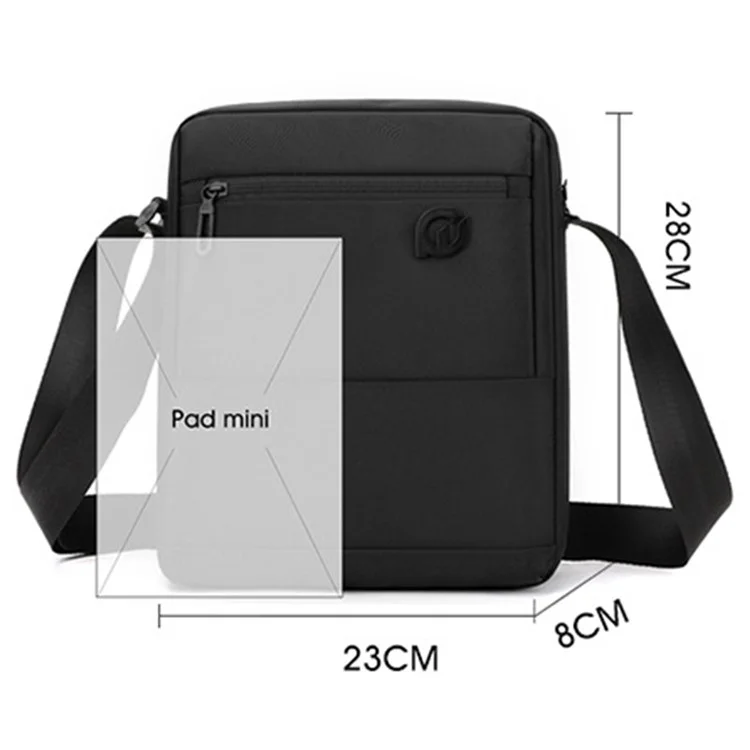 WEPOWER 2131 Crossbody Messenger Bag Nylon Waterproof Men Shoulder Bag, 23x8x28cm - Army Green