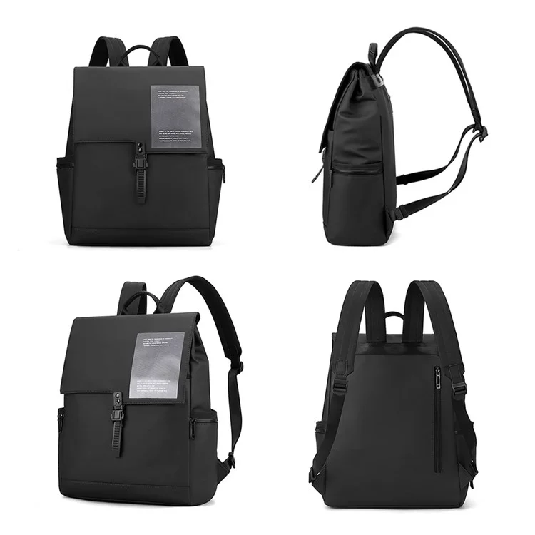 WEPOWER 1267 Mochila grande de nailon Bolsa de hombro casual para hombre para viaje, escuela - Gris