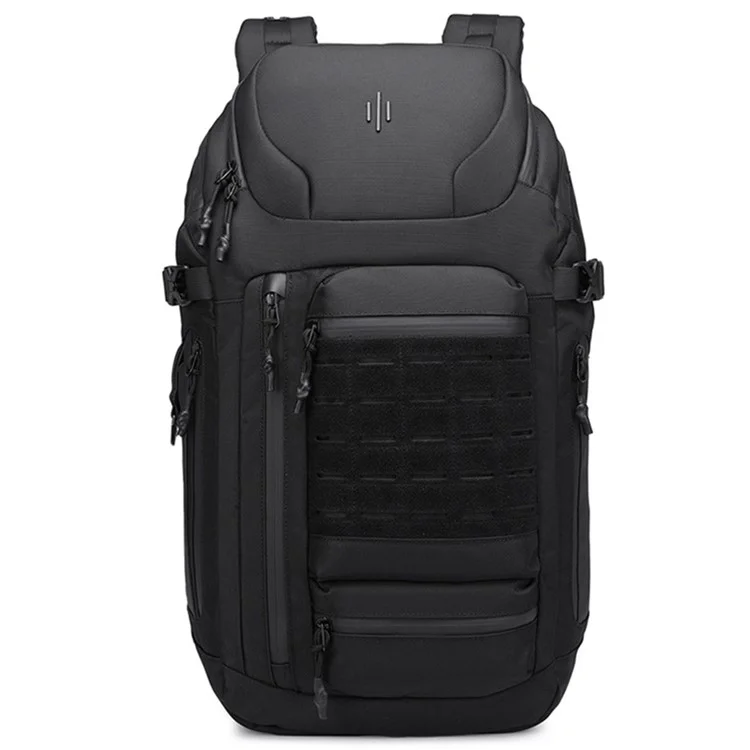 OZUKO 9746 Large Capacity Laptop Backpack Oxford Cloth Travel Dual Shoulder Bag, 33x16x50cm - Black