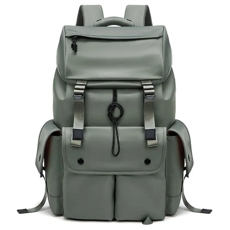 OUTWALK 2230 Large Capacity Men Travel Backpack Oxford Cloth Laptop Daypack - Army Green