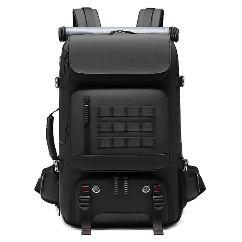 OUTWALK ALTW7768# 22-Inch Men's Outdoor Climbing Bag Large Capacity Travel Backpack - Black