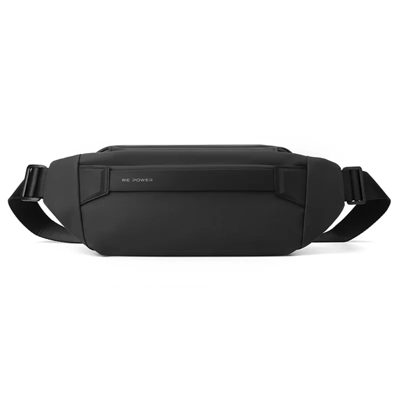 WEPOWER 1235 Casual Nylon Chest Pack Waterproof Men Crossbody Bag - Black