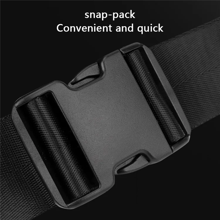 WEPOWER 1864 Waterproof Nylon Chest Bag Men's Fanny Pack Waist Bag Crossbody Bag - Dark Blue