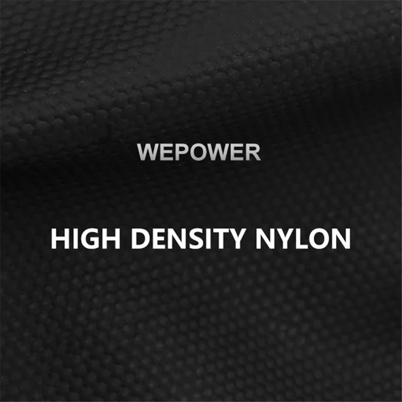 WEPOWER 1256 Herren Sport Casual Chest Bag Nylon Einzelschulter Umhängetasche, 37x8x16cm - Schwarz