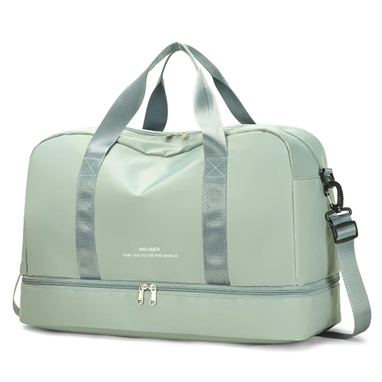 WEIXIER V016 36-55L Borsa da viaggio Carry On Duffle Waterproof in Nylon - Verde