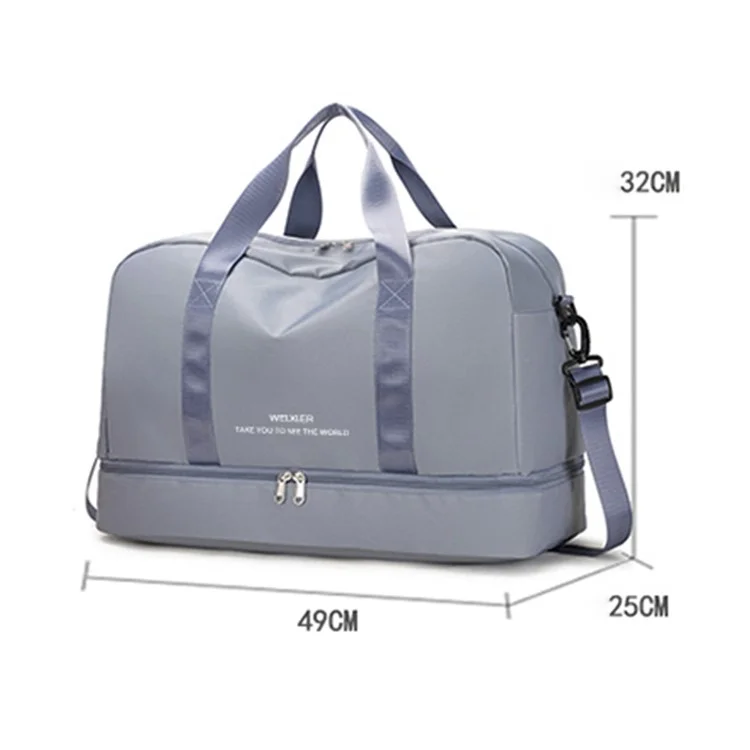 WEIXIER V016 36-55L Borsa da viaggio Carry On Duffle Waterproof in Nylon - Verde