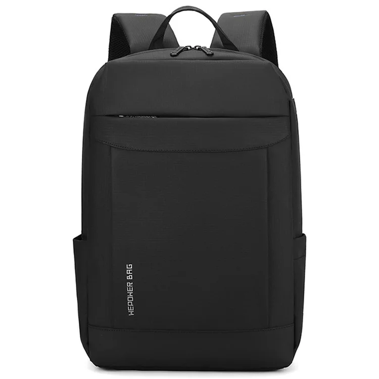 Sac à dos de voyage pour hommes WEPOWER 1295 en nylon léger avec compartiment pour ordinateur portable - Noir