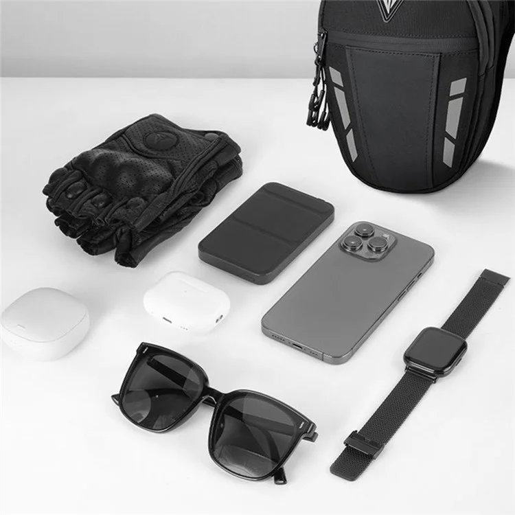 MOTOWOLF MDL0722 Motorrad-Drop-Leg-Tasche, Reit-, Rad- und Taktik-Oberschenkeltasche