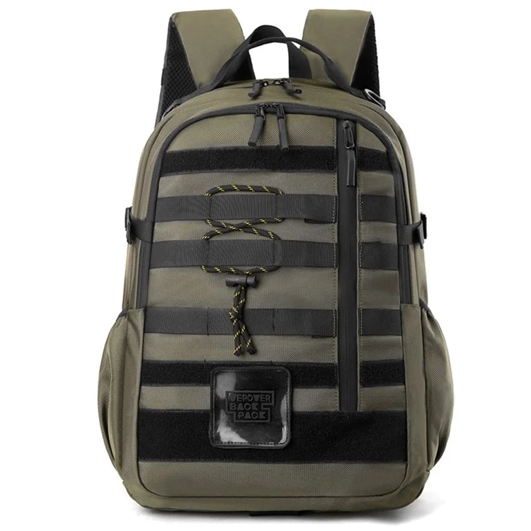 WEPOWER 2127 Outdoor Camping Military Backpack for Men Tactical Nylon Molle Shoulder Bag - Army Green