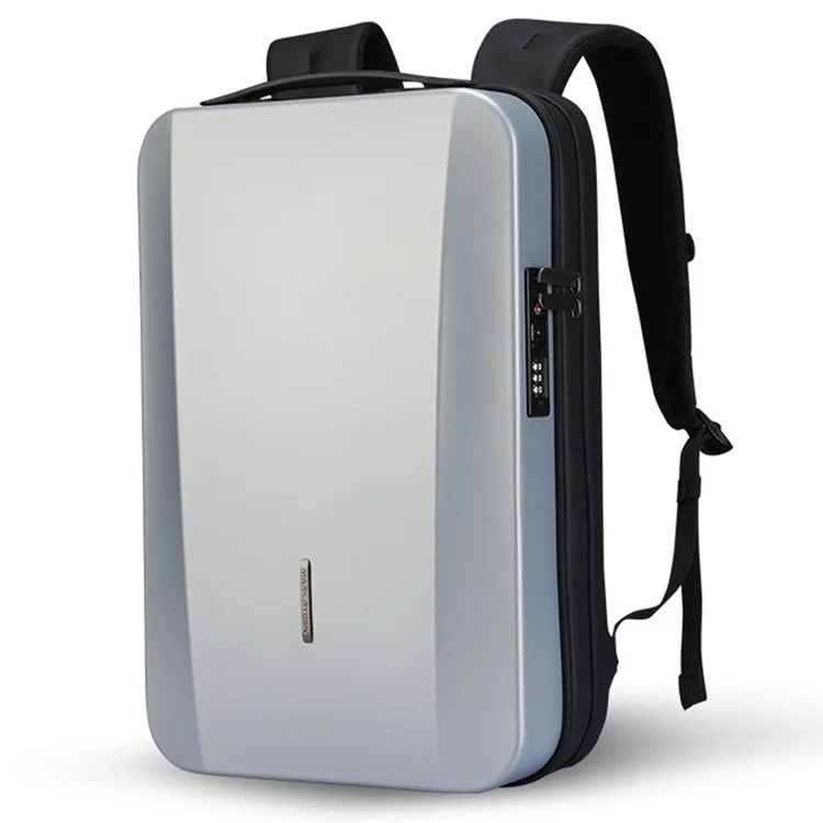 MARK RYDEN MR7917 17.3 inch Laptop Backpack Hardshell Business Travel Backpack with Anti-Theft Lock - Grey