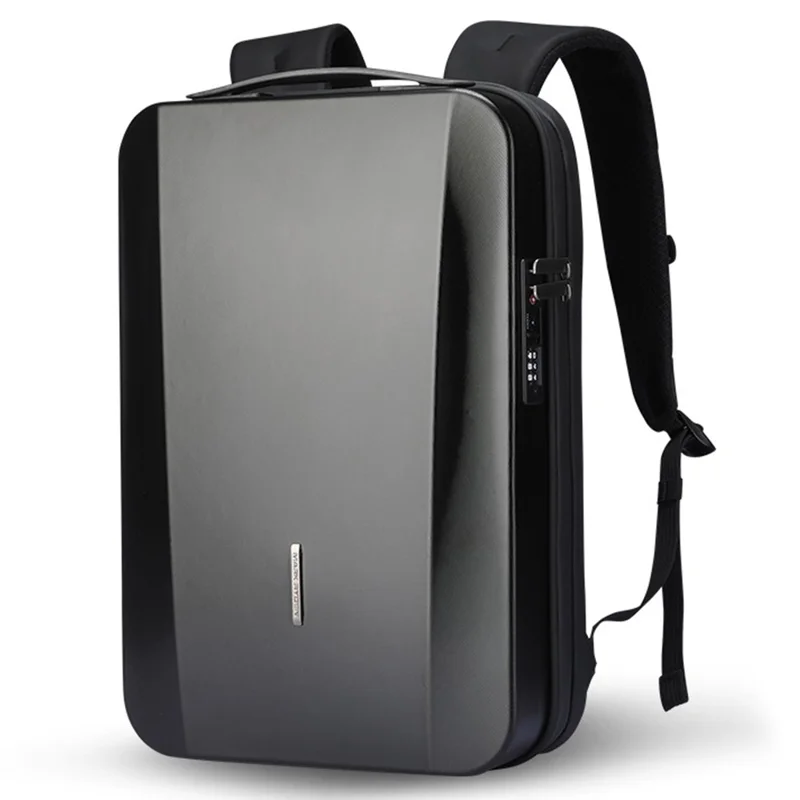 MARK RYDEN MR7917 17.3 inch Laptop Backpack Hardshell Business Travel Backpack with Anti-Theft Lock - Black