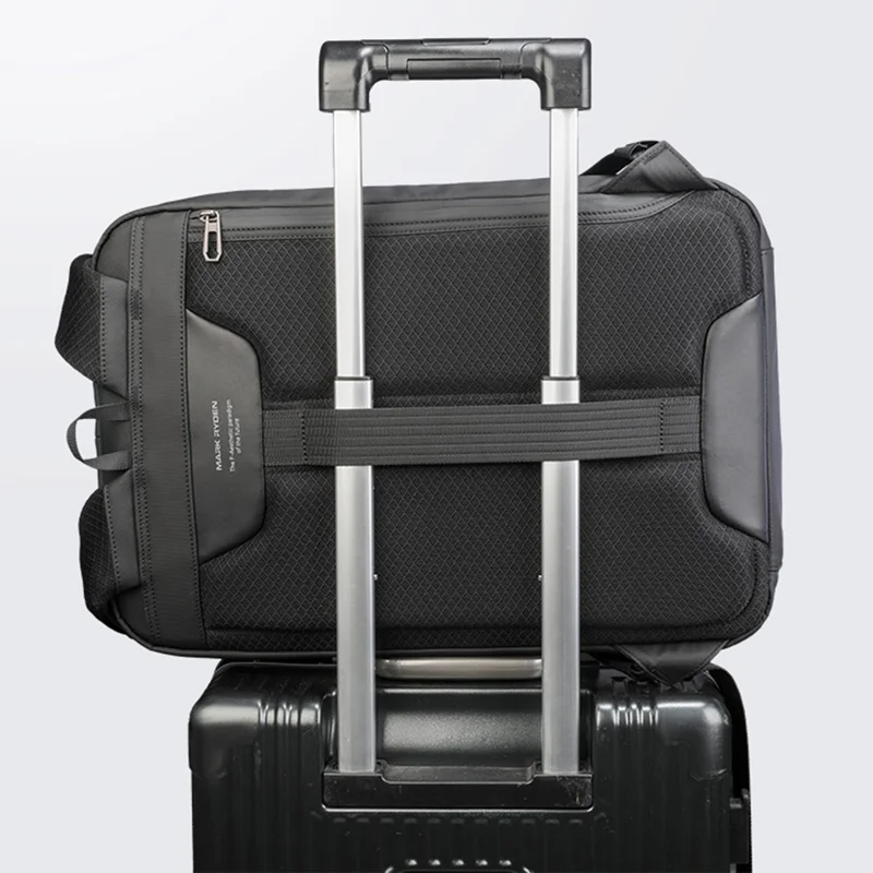 MARK RYDEN MR7917 17.3 inch Laptop Backpack Hardshell Business Travel Backpack with Anti-Theft Lock - Black