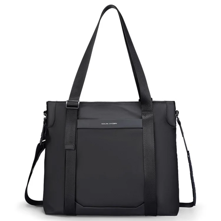 MARK RYDEN MR569 Stylish Men Tote Bag Oxford Cloth Single Shoulder Crossbody Bag - Black