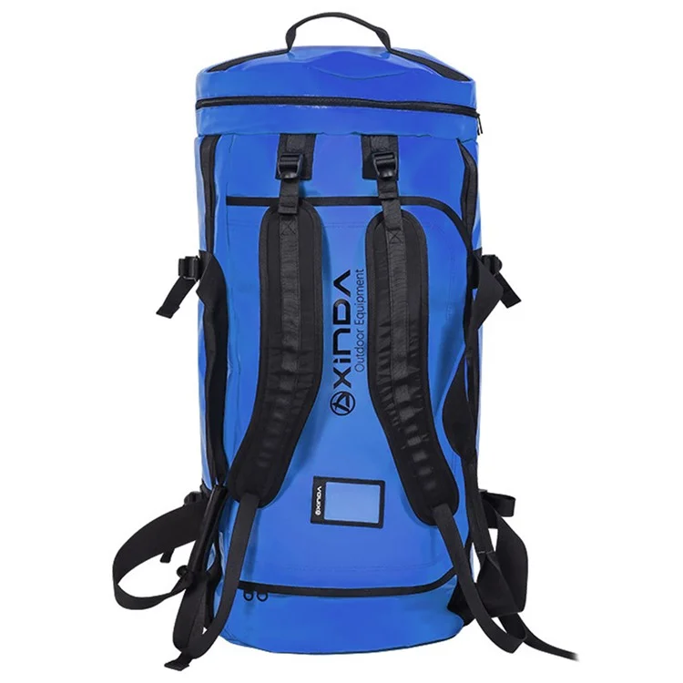 XINDA XD-BAG35 120L Outdoor Climbing Hiking Backpack Travel Luggage Bag Rucksack - Blue