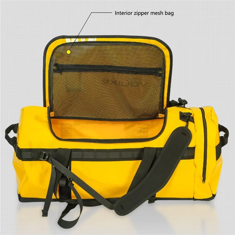XINDA XD-BAG35 120L Outdoor Climbing Hiking Backpack Travel Luggage Bag Rucksack - Blue