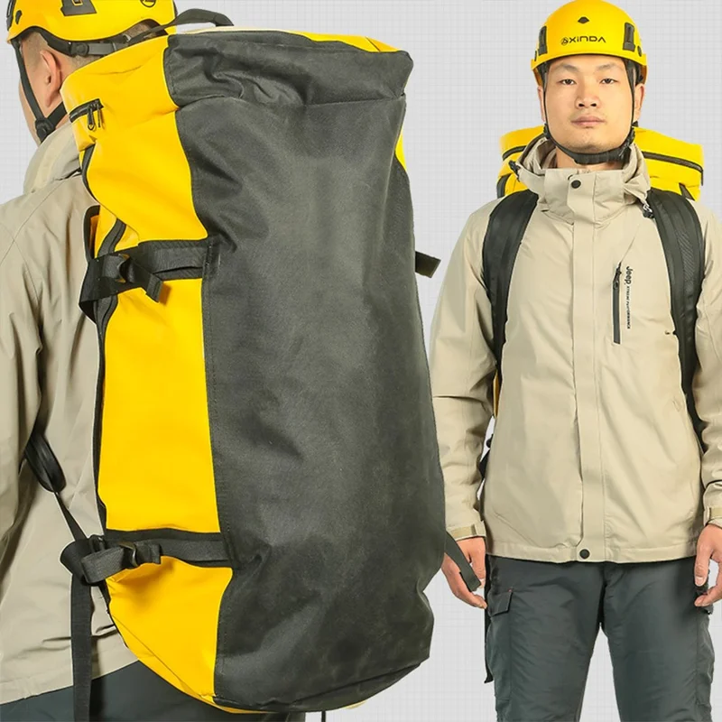 XINDA XD-BAG35 120L Outdoor Climbing Hiking Backpack Travel Luggage Bag Rucksack - Blue