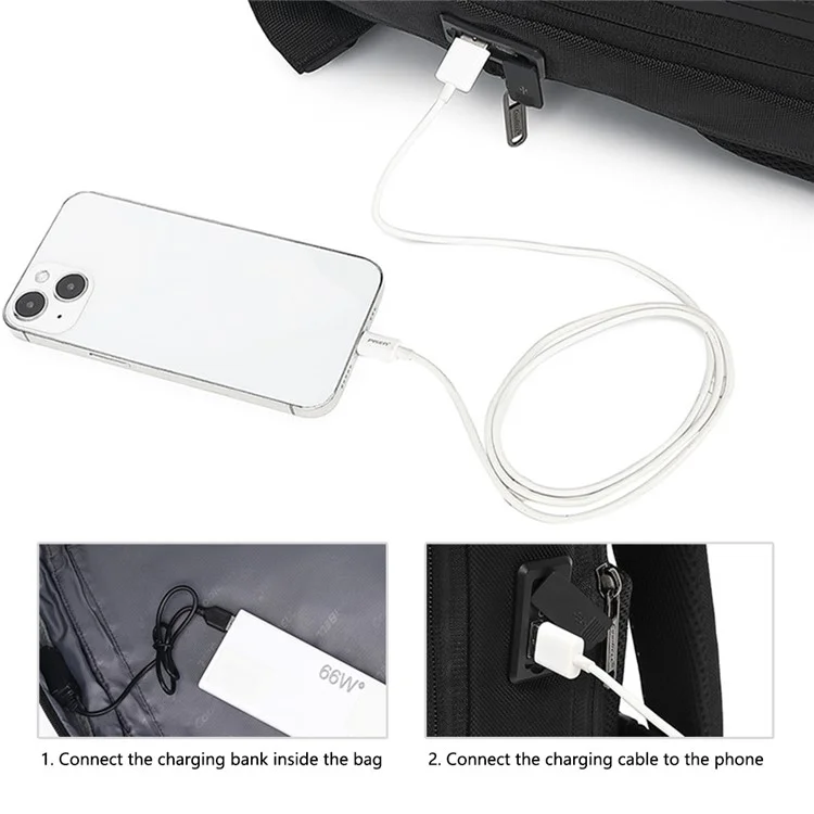 Coolbell CB-8290 Мужчины Путешествуют Рюкзак Anti-Splash Большая Емкость 15,6-дюймового Хранения Ноутбуков.
