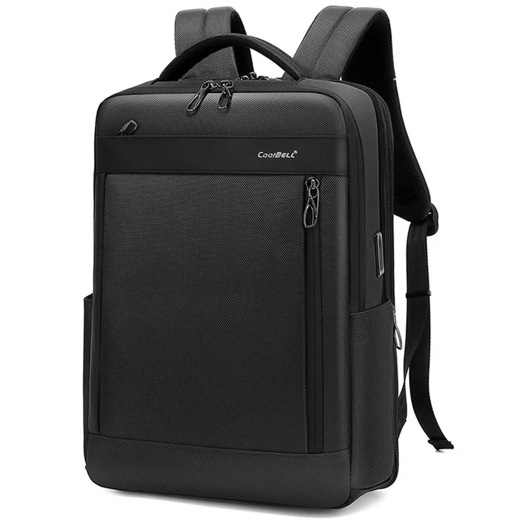 Coolbell CB-8277 Backpack Commerciale da Uomo da 180 Gradi Per Laptop da 15,6 Pollici Con Porta di Ricarica USB - Nero