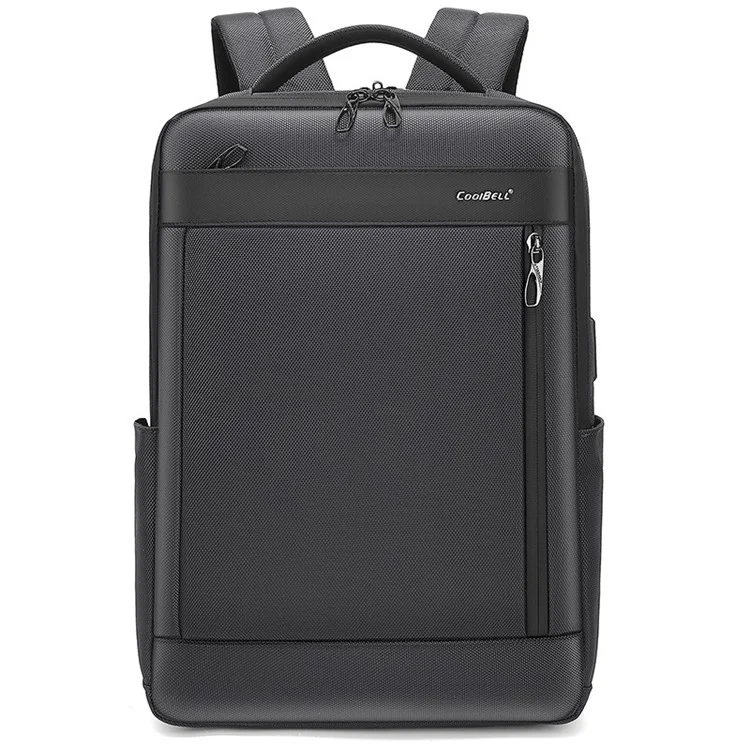 Coolbell CB-8277 Backpack Commerciale da Uomo da 180 Gradi Per Laptop da 15,6 Pollici Con Porta di Ricarica USB - Nero