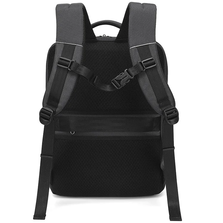 Coolbell CB-8277 Backpack Commerciale da Uomo da 180 Gradi Per Laptop da 15,6 Pollici Con Porta di Ricarica USB - Nero