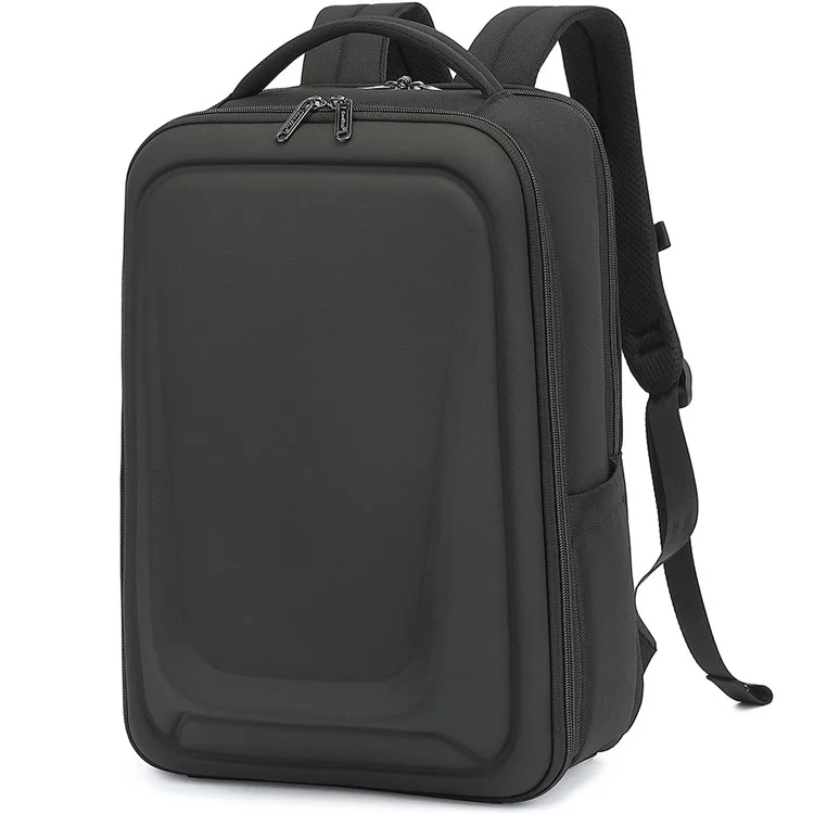 COOLBELL CB-8295 EVA Hard Shell Shoulder Bag Waterproof Business Backpack for 15.6-inch Laptop - Black