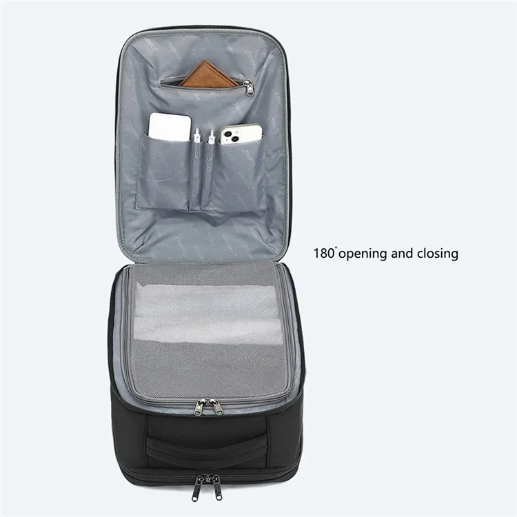 COOLBELL CB-8295 EVA Hard Shell Shoulder Bag Waterproof Business Backpack for 15.6-inch Laptop - Black