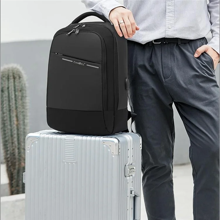 Coolbell CB-8218 Backpack Laptop da 15,6 Pollici di Grande Capacità Impermeabile Con Porta di Ricarica USB