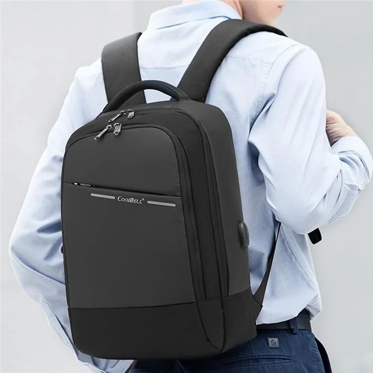 Coolbell CB-8218 Backpack Laptop da 15,6 Pollici di Grande Capacità Impermeabile Con Porta di Ricarica USB