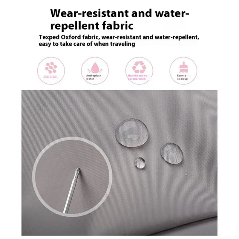 Foldable Large Capacity Travel Duffle Bag Carry-on Gym Weekender Bag with Shoe Compartment - Mist Blue